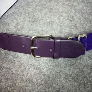Douglas Mens Baseball Belt Purple Adjustable Sports Stretch Softball Casual Team